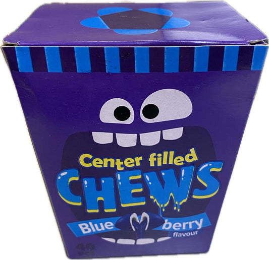 Center Filled Chews Blueberry Flavour 160g