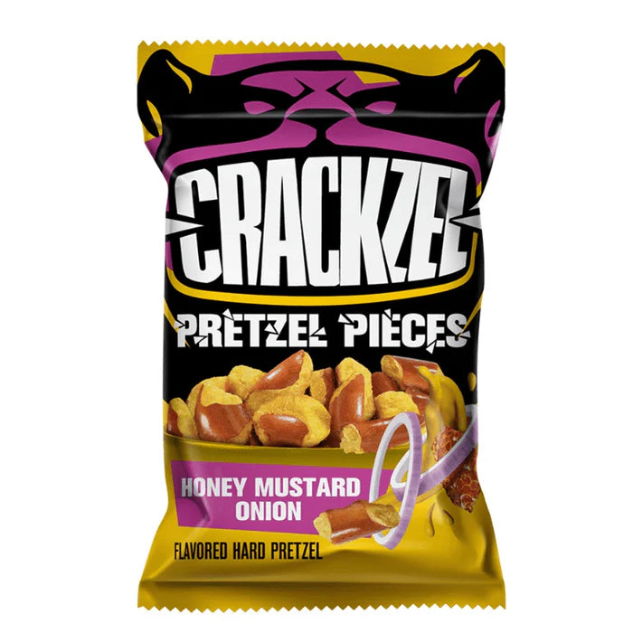 Crackzel Pretzel Pieces Honey Mustard Onion 85g