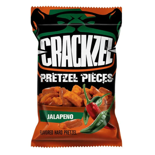 Crackzel Pretzel Pieces Jalapeno 85g