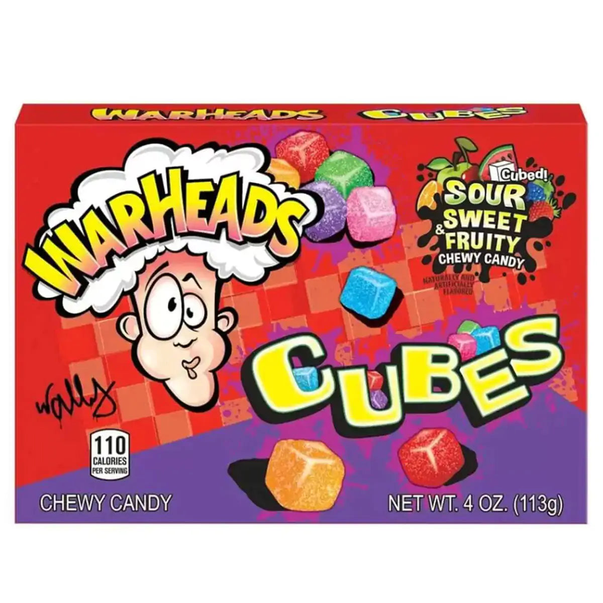 Warheads Chewy Cubes 113g