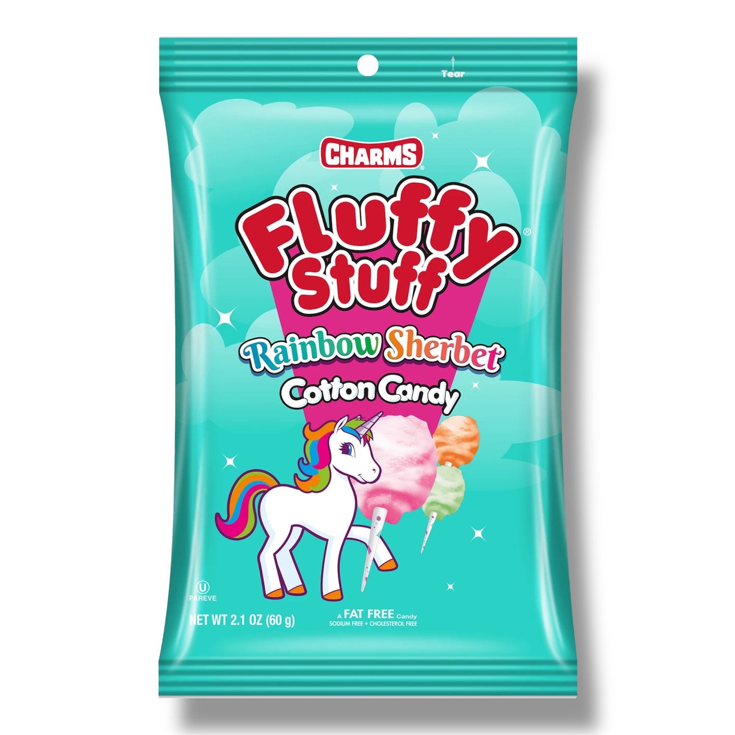 Fluffy Stuff Rainbow Sherbet Cotton Candy 60g 🇳🇱