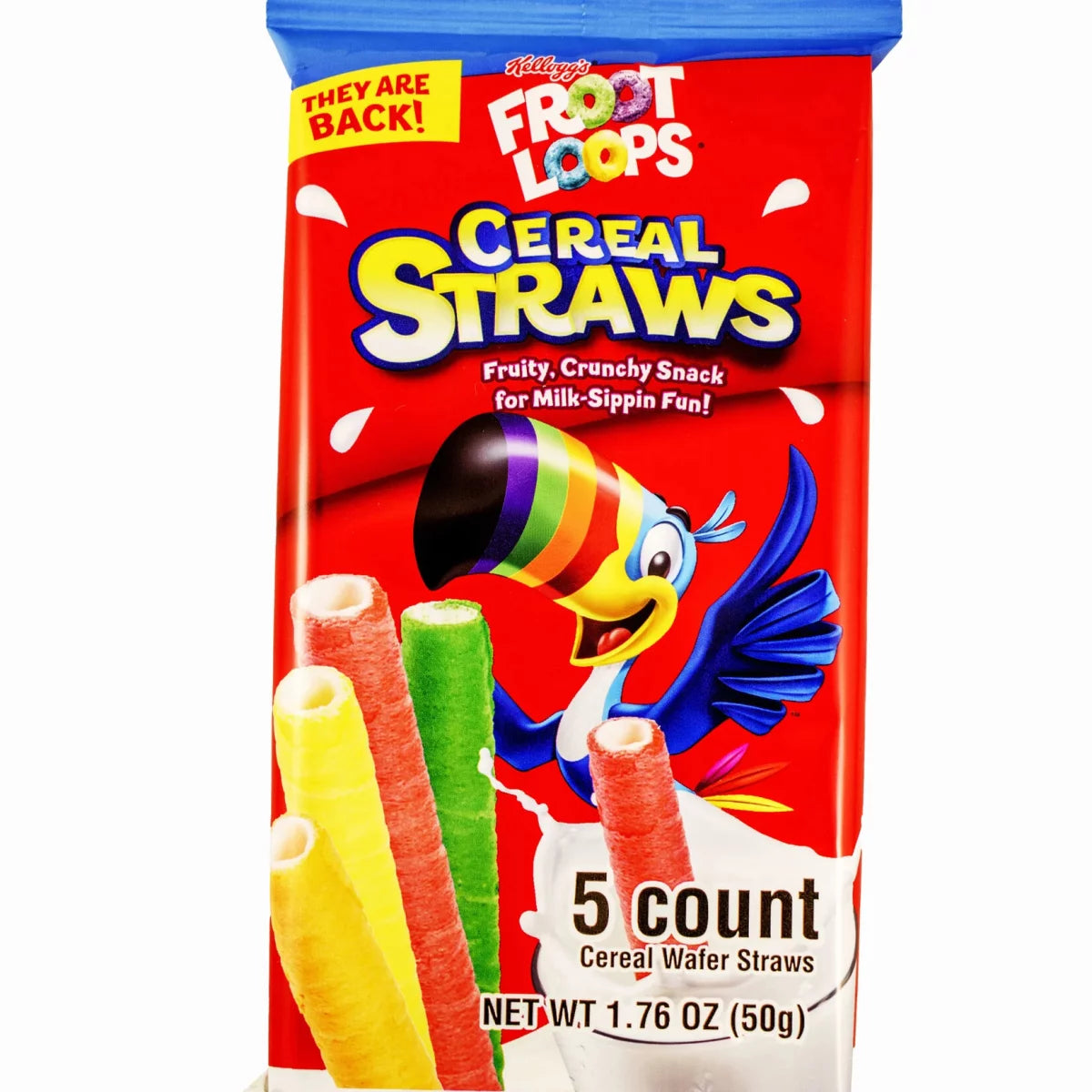 Kellog’s Froot Loops Cereal Straws 50g