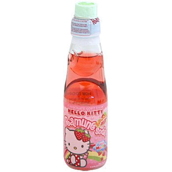 Ramune Hello Kitty Strawberry Soft Drink 200ml