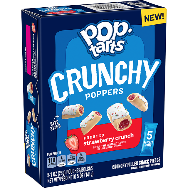 Frosted Strawberry Crunch Pop-Tarts® Crunchy Poppers 28g