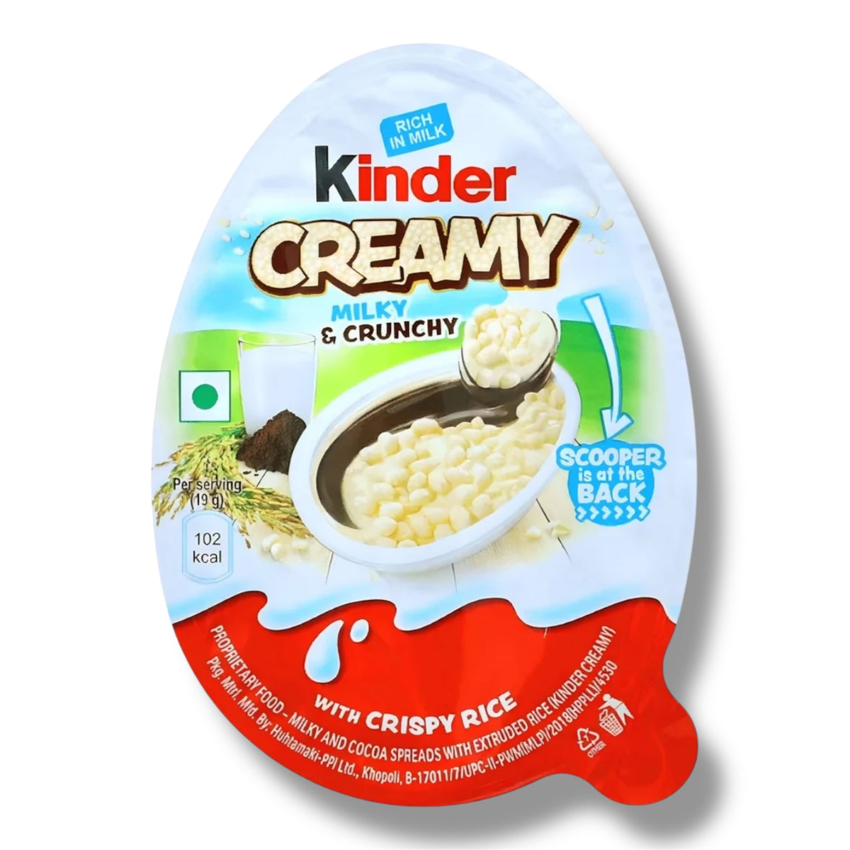 Kinder Creamy Milky & Crunchy 19g 🇮🇳