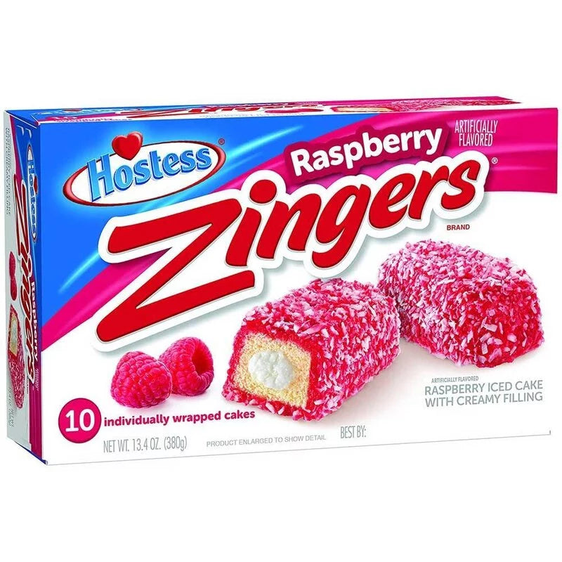 Hostess Zingers Raspberry 380g