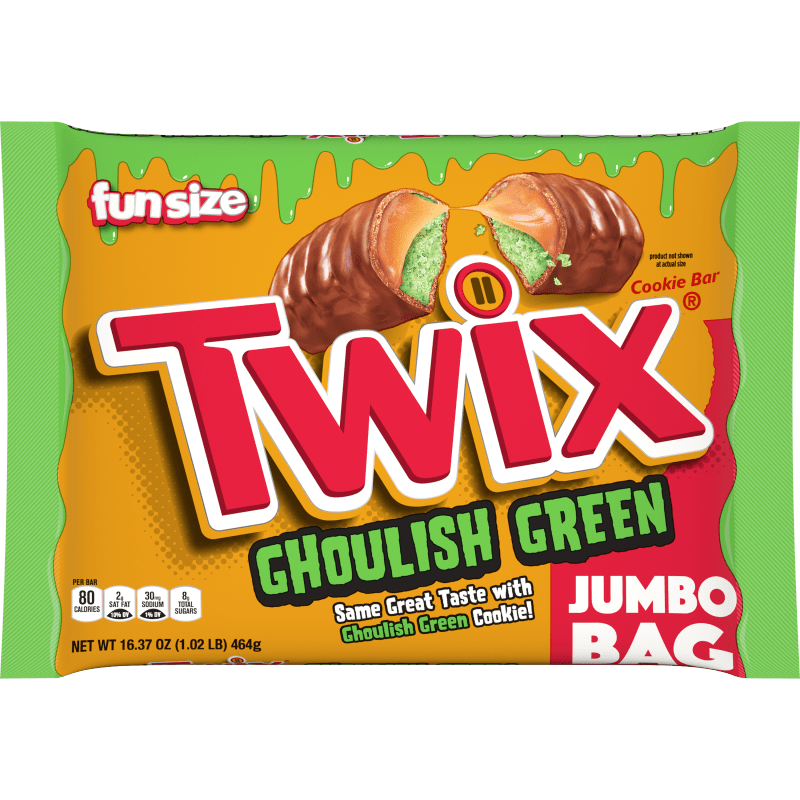 Twix Ghoulish Green Jumbo Bag 464g