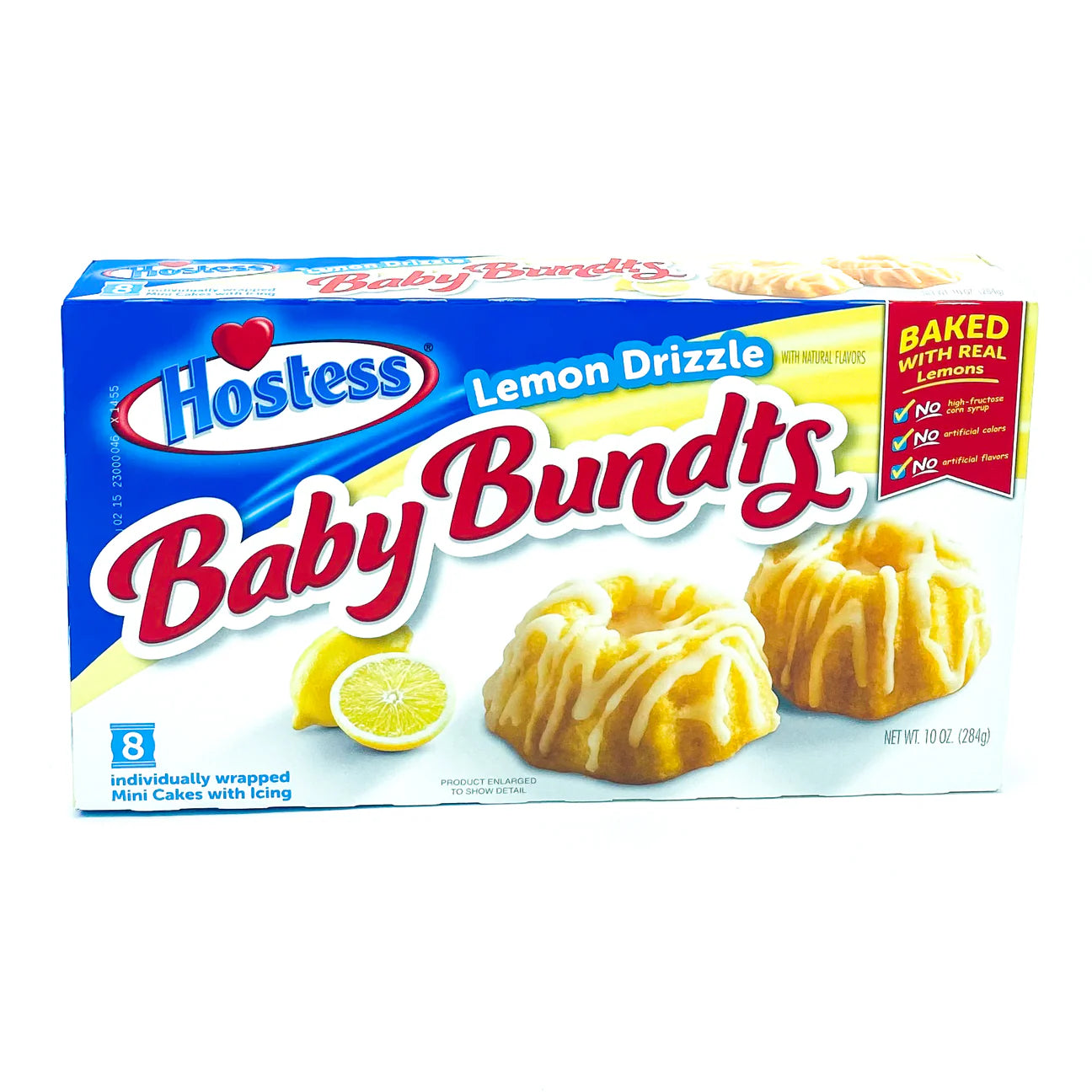 Hostess Baby Bundts Lemon Drizzle 284g