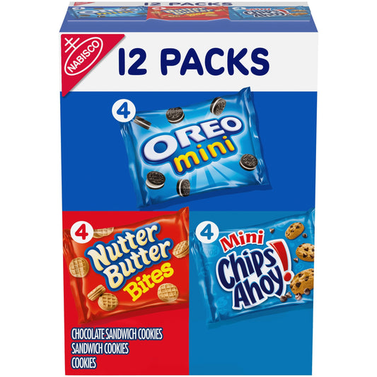 Nabisco 4xNutter Butter 4xOreo Mini 4xMini Chips Ahoy