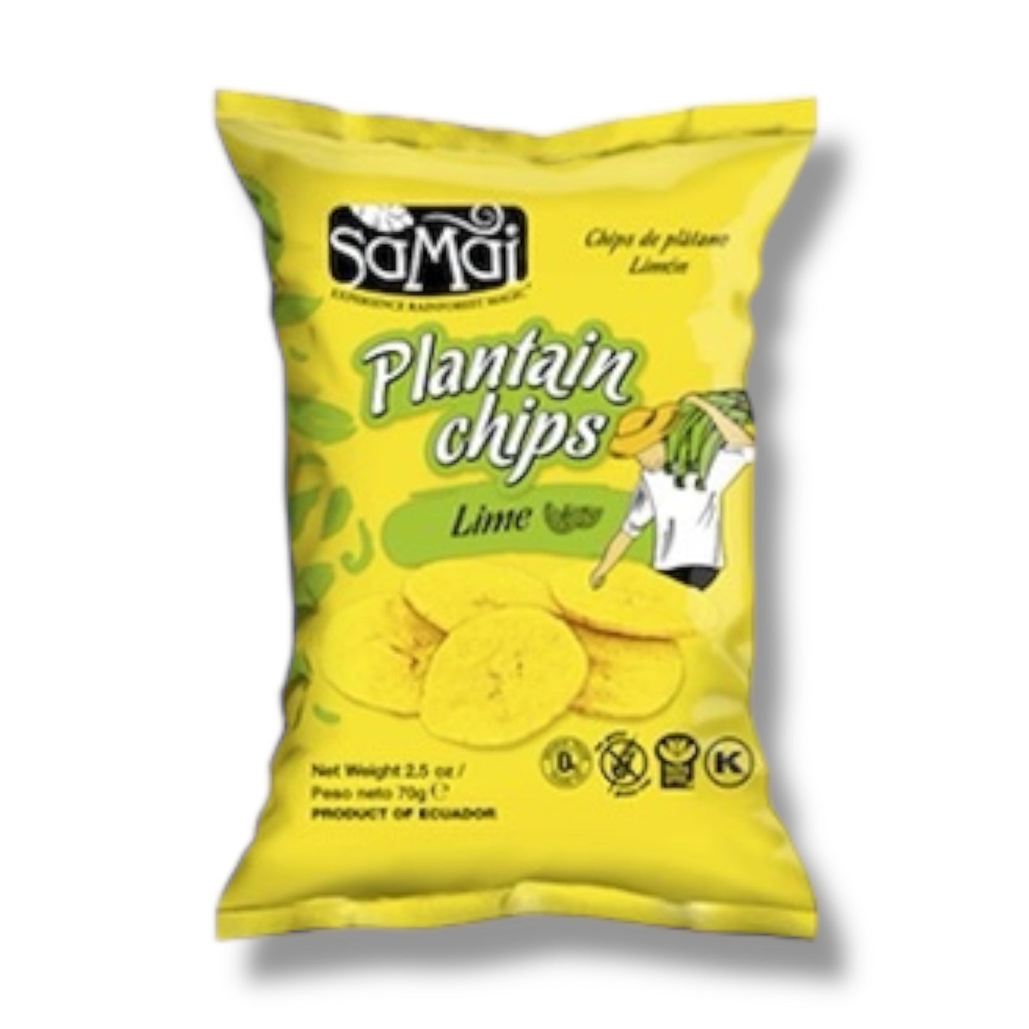 Samai Plantain Chips Lime 70g 🇪🇨