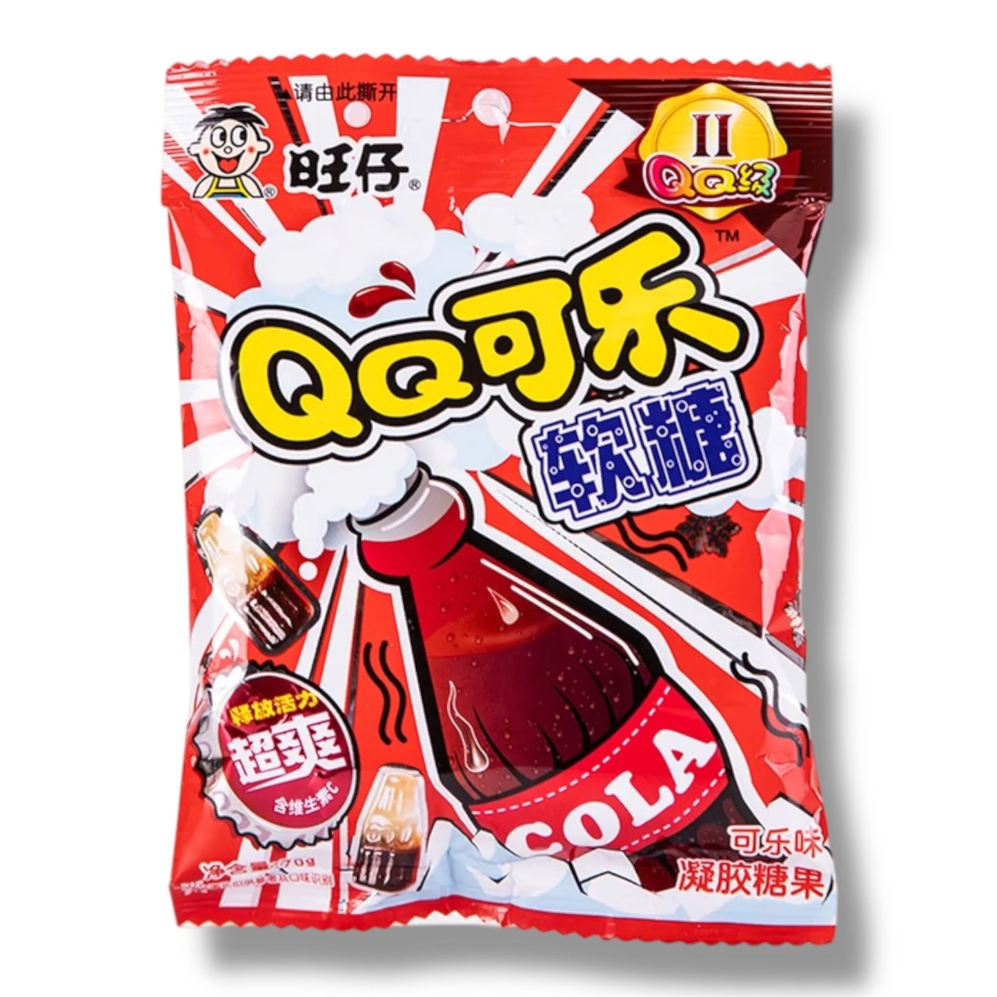 WANT WANT Wangzi QQ Fruchtgummi Cola 70g