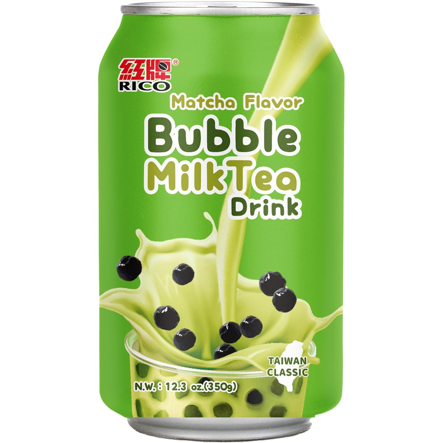 Rico Bubble Milk Tea Getränk Matcha (inkl. 0,25€ Pfand) 350ml