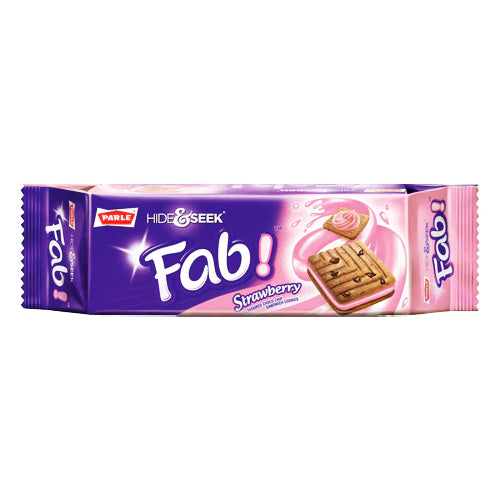 Parle Hide and Seek Fab Strawberry 112g