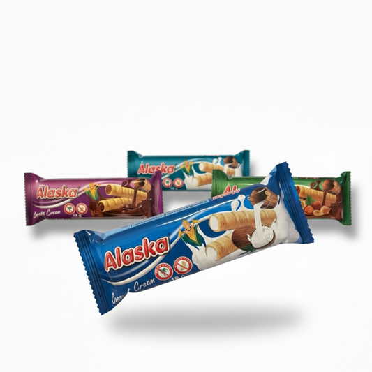 Alaska Maisröllchen 4er Bundle (glutenfrei) 72g 🇸🇰