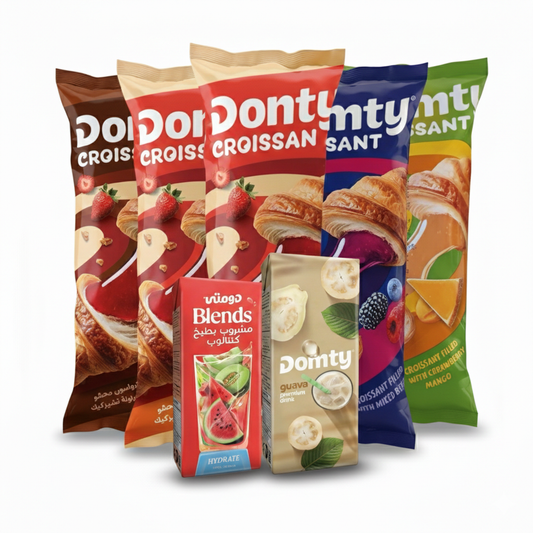 Domty XL Croissant 5er Bundle + Getränk 650g 🇹🇷