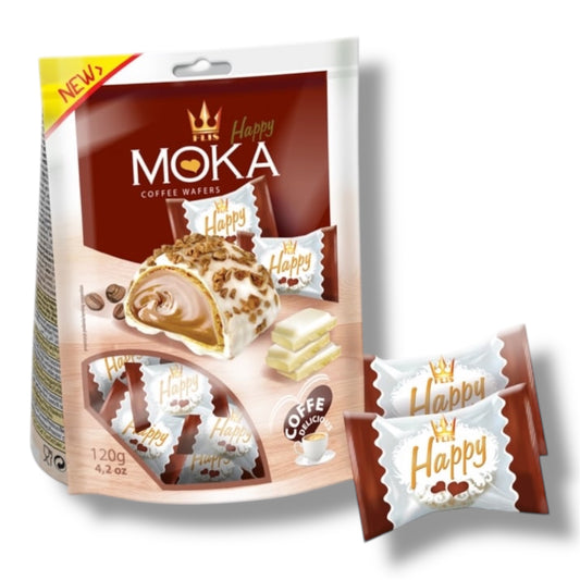 Happy Moka Coffee Wafers 140g 🇵🇱