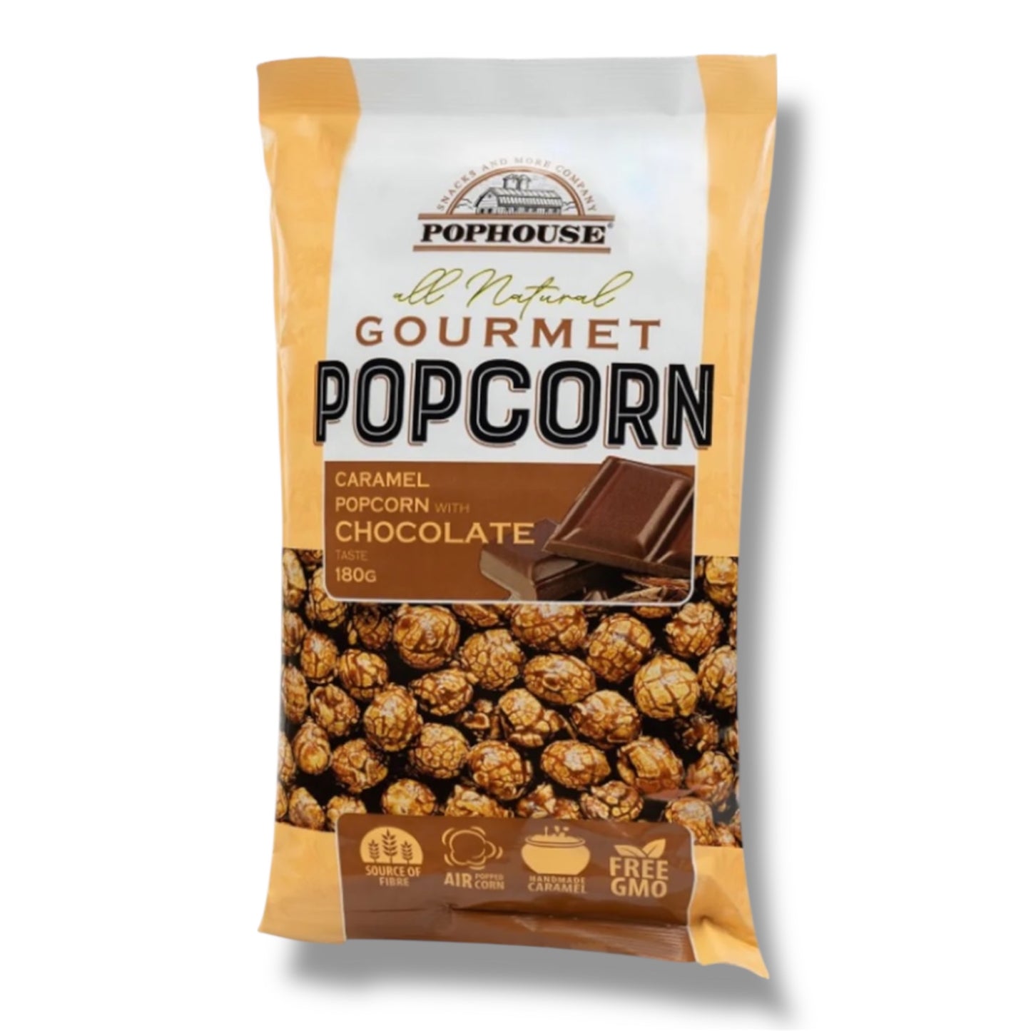 POPHOUSE Gourmet Popcorn Caramel Chocolate 180g 🇫🇷