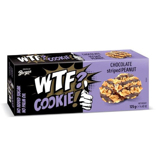 WTF Cookie Chocolate Striped Peanut 125g