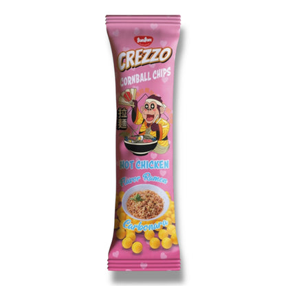 Crezzo Cornball Chips Carbonara Hot Chicken 20g 🇹🇷