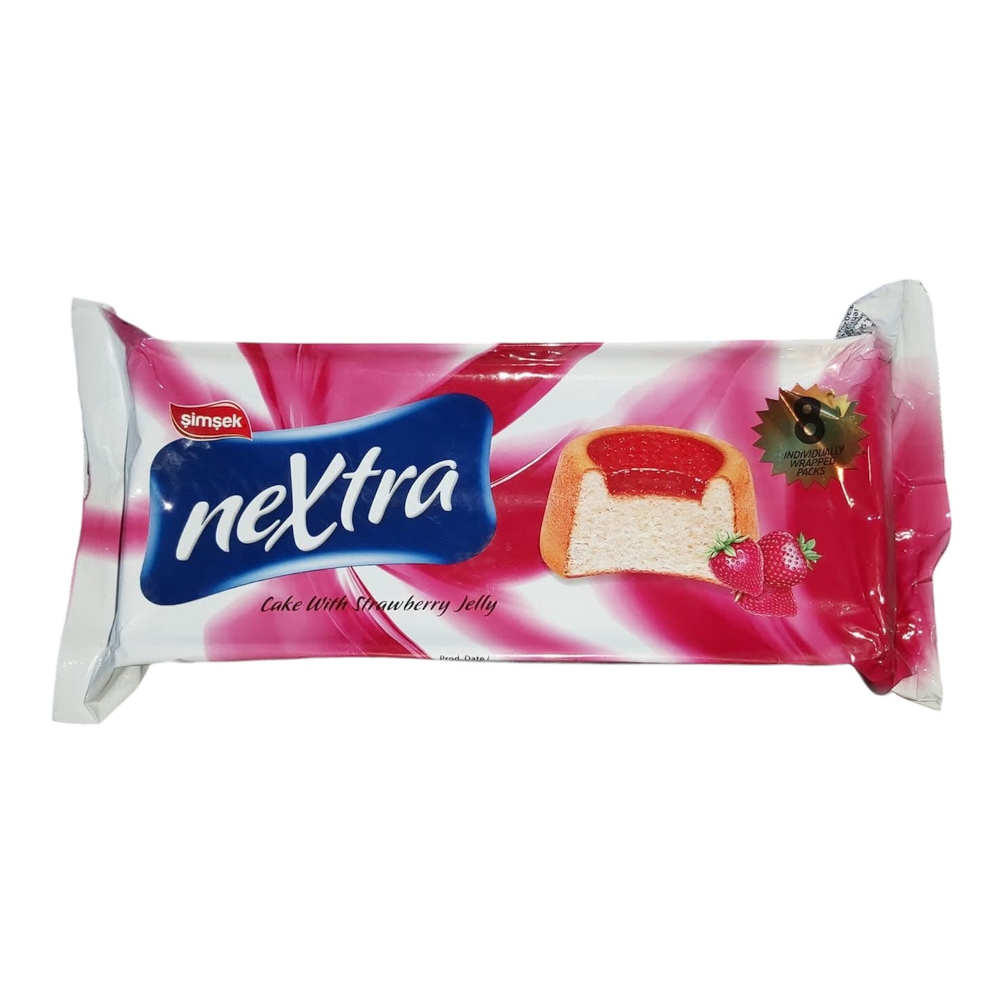 Nextra Strawberry Jelly Cake Multipack 8 Stk.