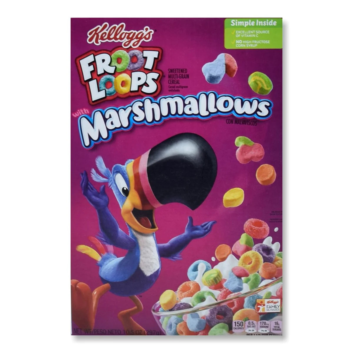 Kellogg's Froot Loops Marshmallow Cereals 260g (USA)