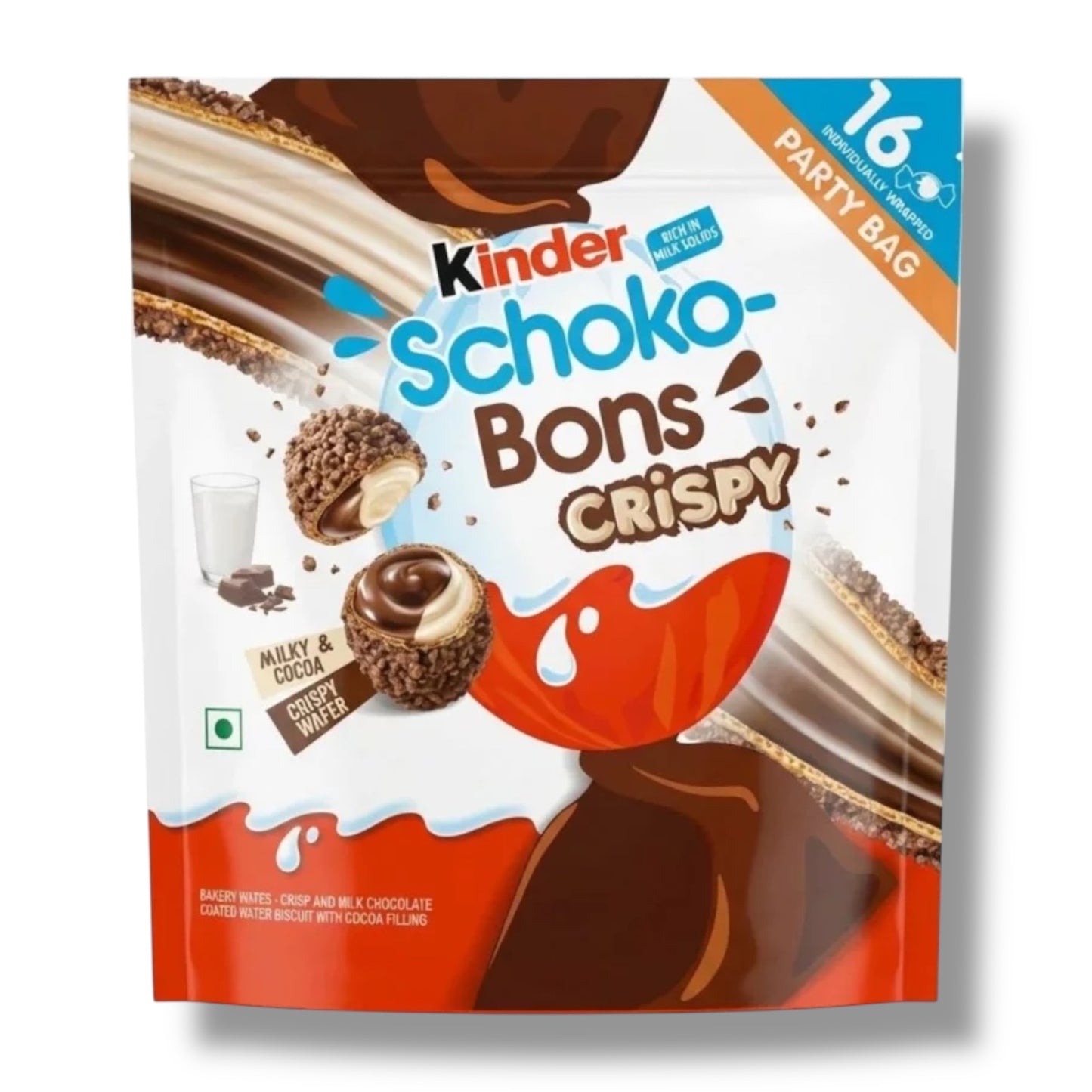 Kinder Schokobons Crispy 16er Partybag 89g 🇦🇪 MHD 15/05/2026