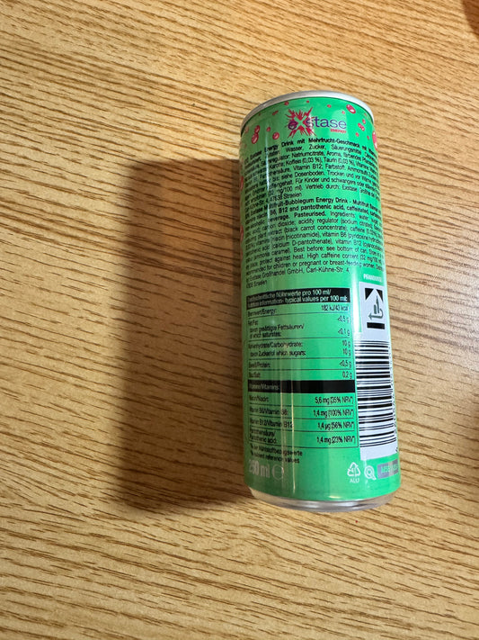 Extase Bubblegum Energy Drink 250ml