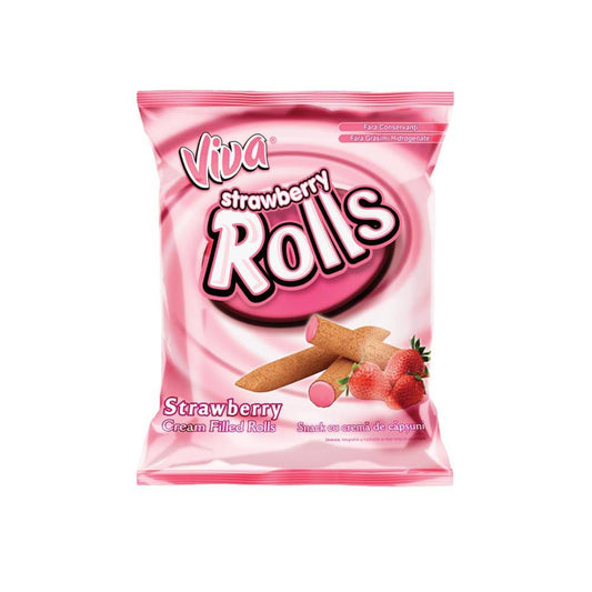 Viva Strawberry Rolls 100g