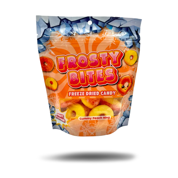 Frosty Bites Peach Rings (gefriergetrocknet) 50g