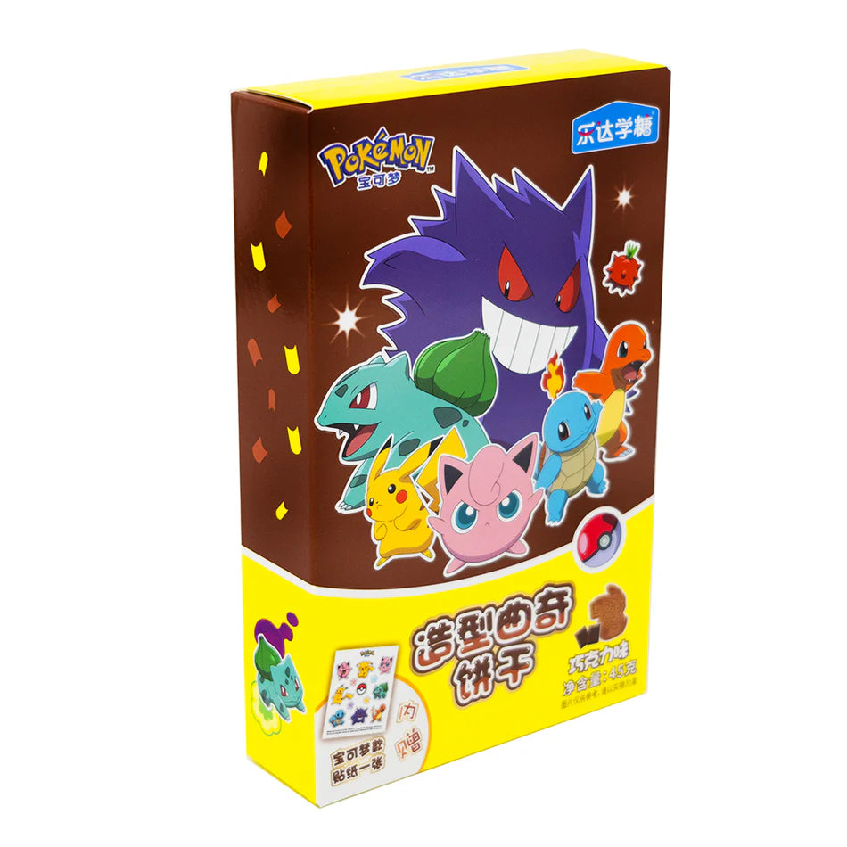 Pokemon Leda Molded Chocolate Cookies 45g