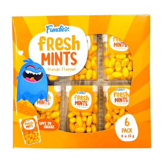 Fundiez fresh Mints Orange 6Pack 90g