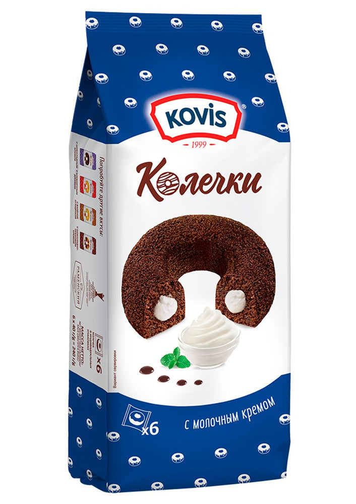 Kovis Donut Schoko Milchcreme 240g