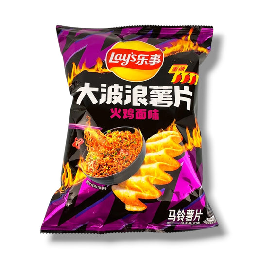 Lay’s Chips Wave Hot Chicken Noodle 70g 🇨🇳