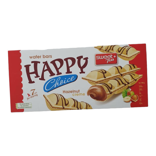 Wafer Bars Haselnuss 120g