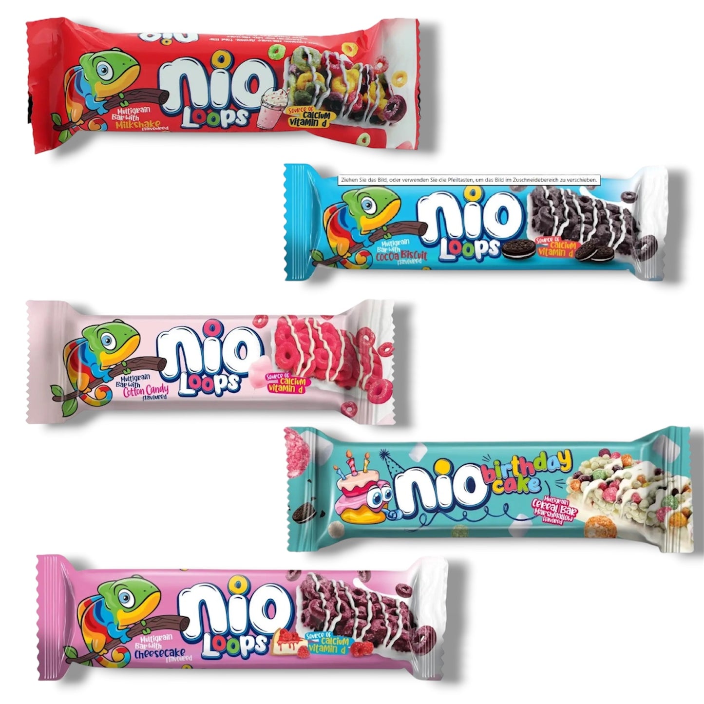 Nio Loops Riegel 23g (verschiedene Sorten)