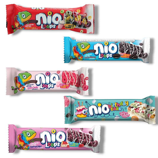 Nio Loops Riegel 23g (verschiedene Sorten)