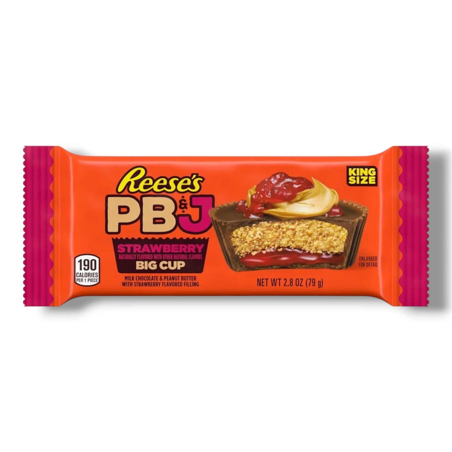 Reese's PB&J Strawberry Big Cup King Size 79g 🇺🇸