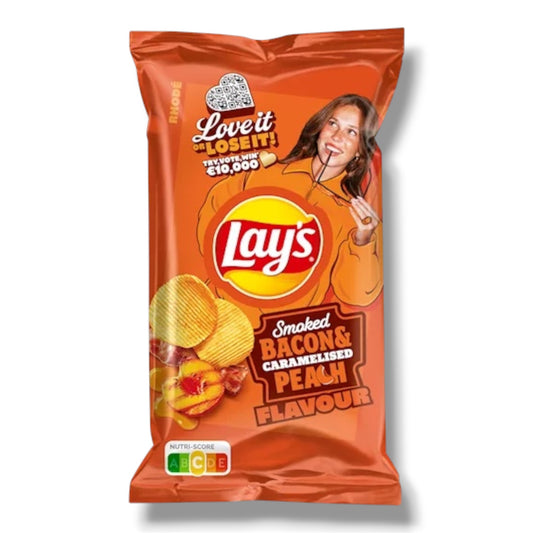 Lay‘s Max Smoked Bacon & Caramelised Peach 185g