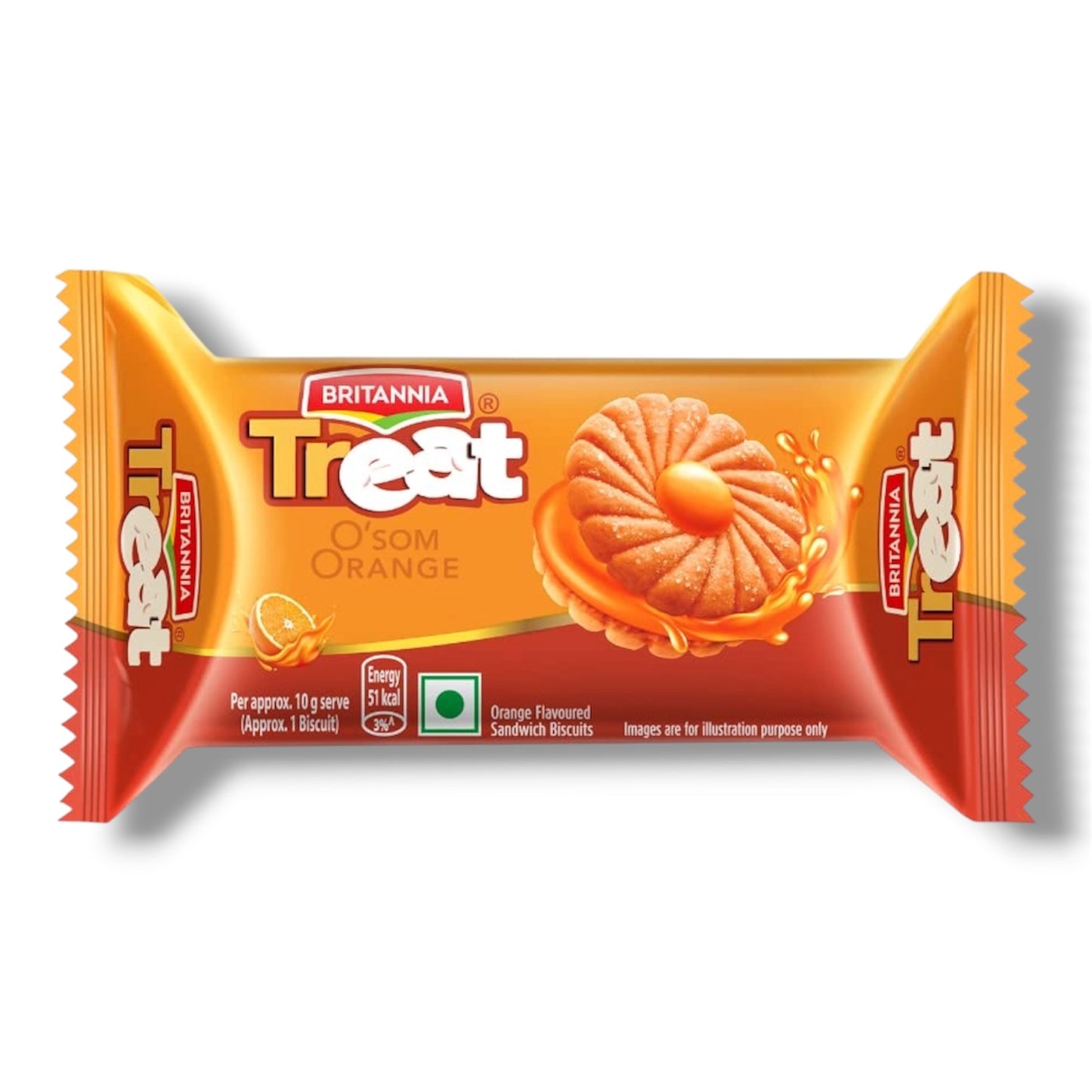 Britannia Treat O’som Orange 60g
