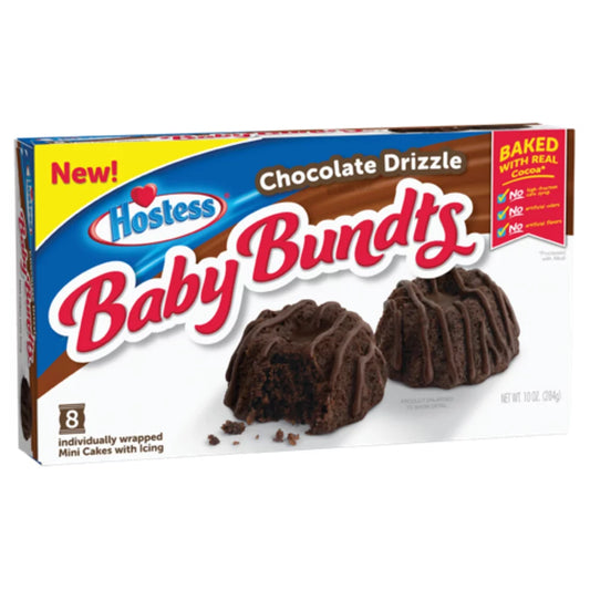 Hostess Baby Bundts Chocolate Drizzle 284g (USA)