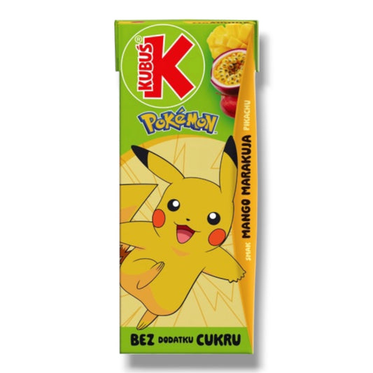 Kubuś Pokemon Mango Maracuja Drink 200ml 🇵🇱