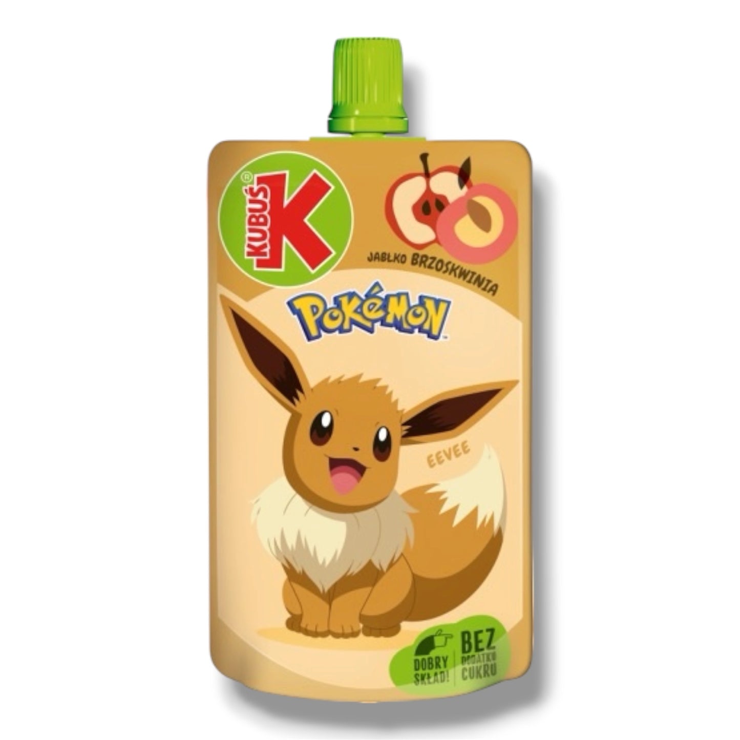 Kubuś Pokemon Apfel-Pfirsich Mus 100g 🇵🇱