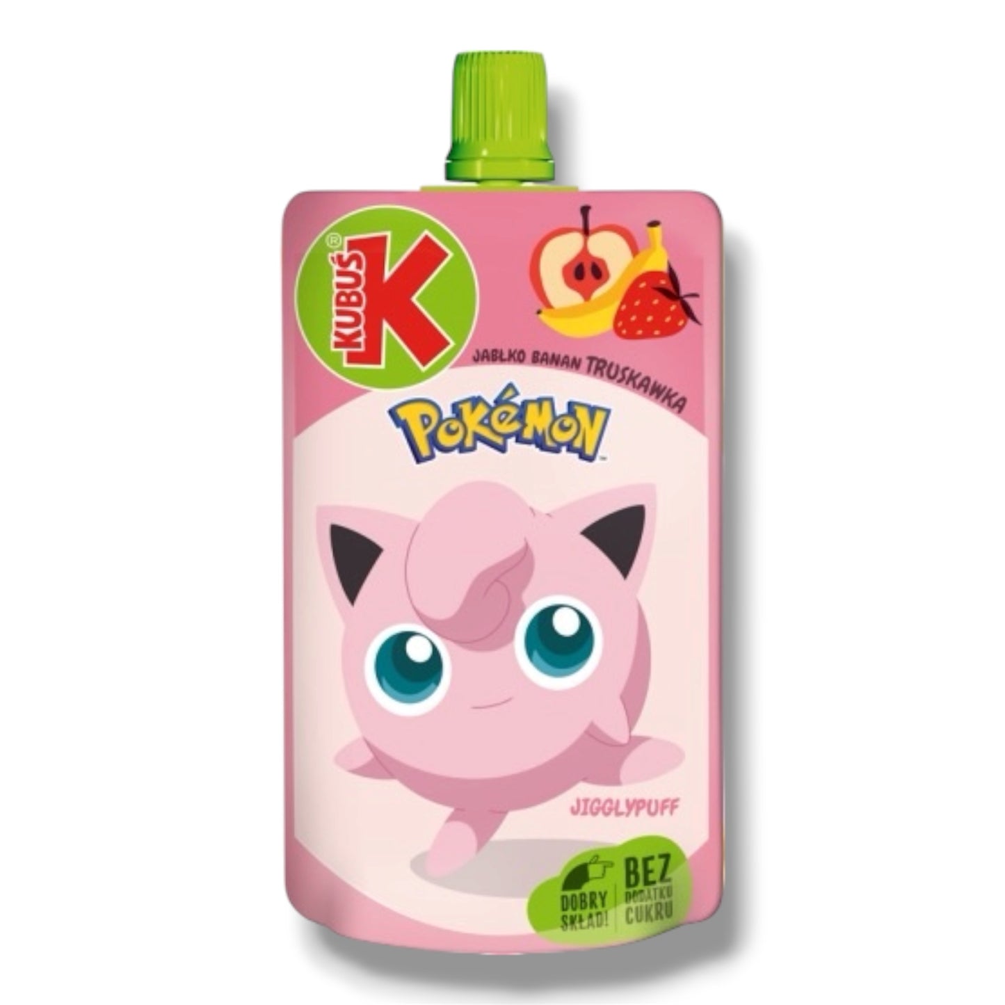 Kubuś Pokemon Apfel-Banane-Erdbeere Mus 100g 🇵🇱