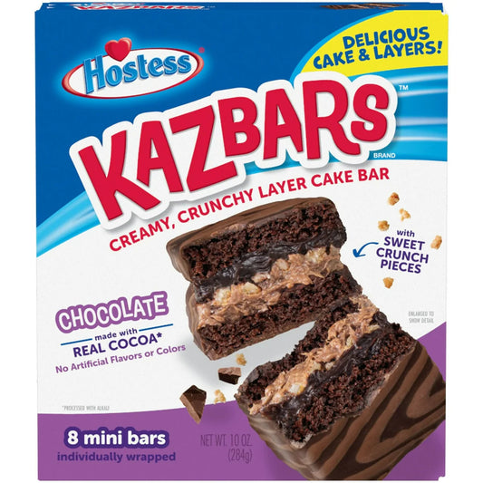 Hostess Kazbars Chocolate 284g