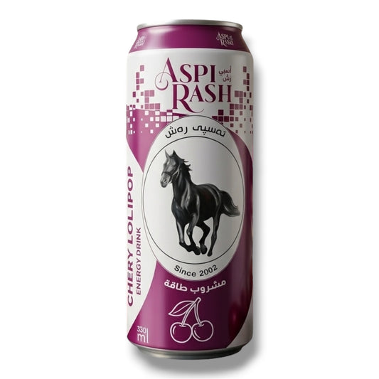 Aspi Rash Cherry Lollipop Energy Irak Import 330ml