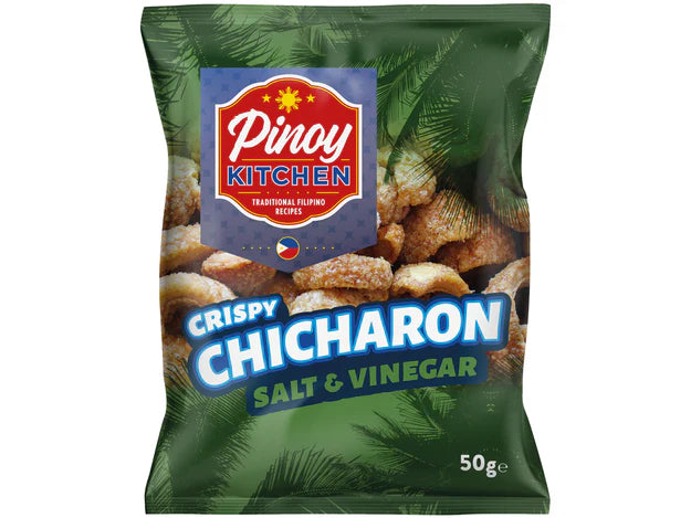 Crispy Chicharon Salt & Vinegar 50g MHD 30.04.2025