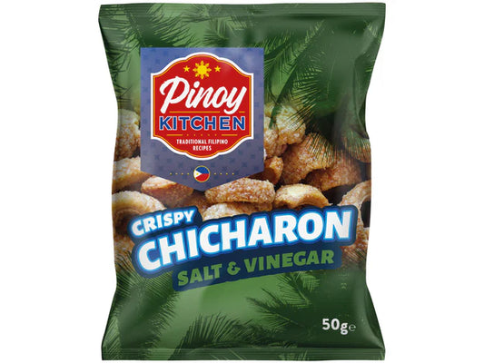 Crispy Chicharon Salt & Vinegar 50g MHD 30.04.2025
