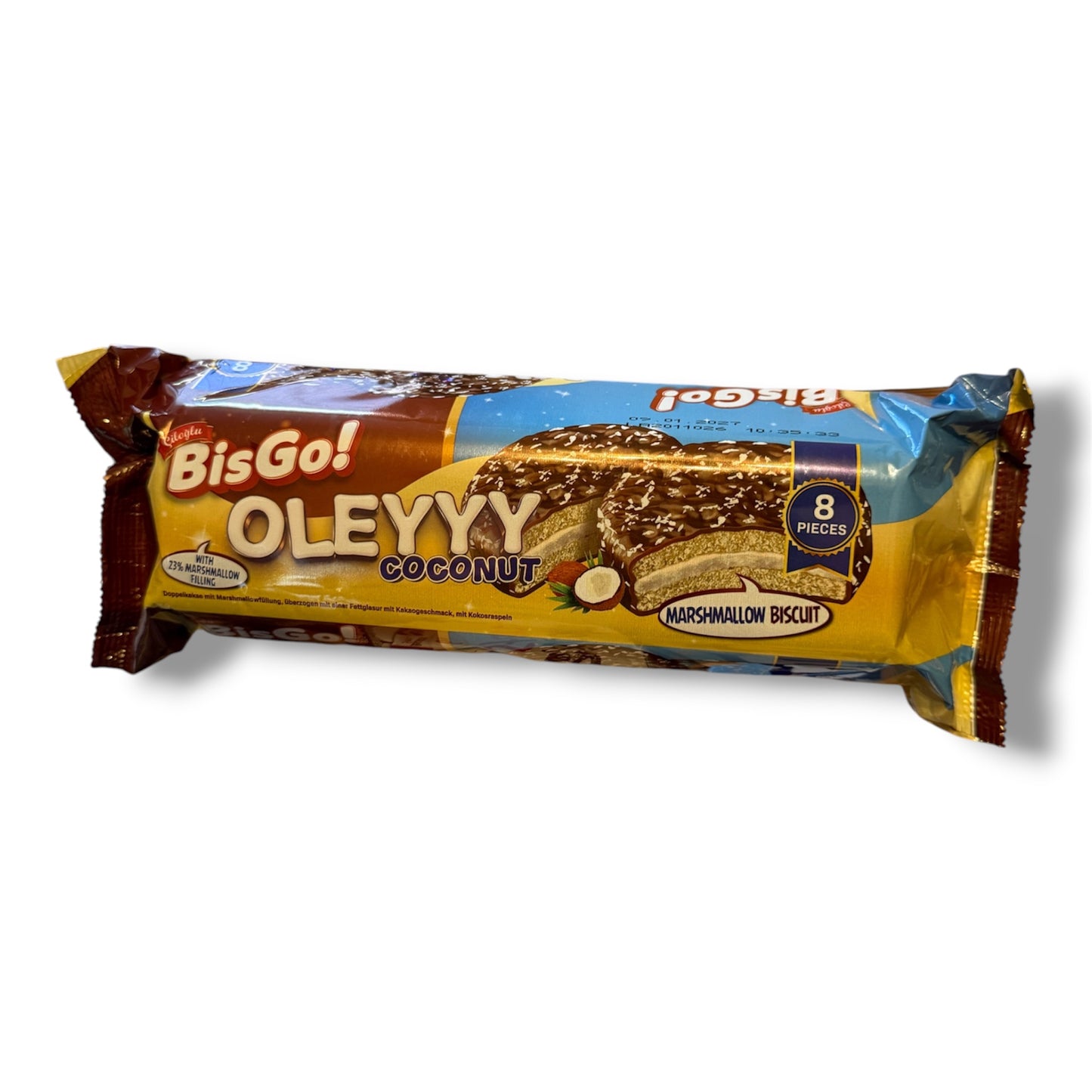 Bisgo! Oleyyy Coconut Marshmallow Biscuits Türkei 180g