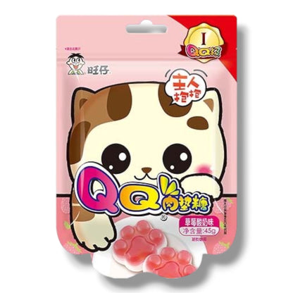 QQ Fruchtgummi Erdbeere & Joghurt China 45g