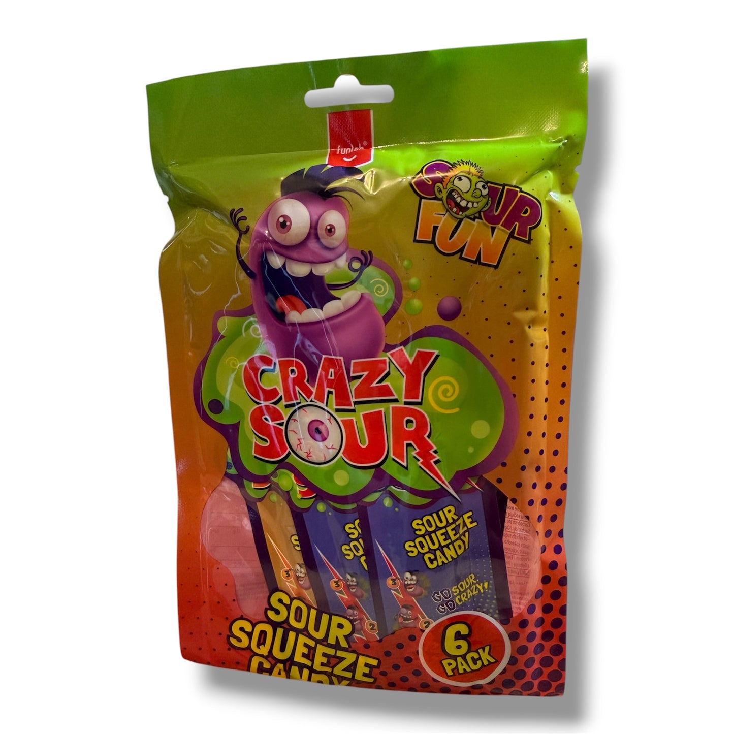 Funlab Crazy Sour Squeeze Candy 90g